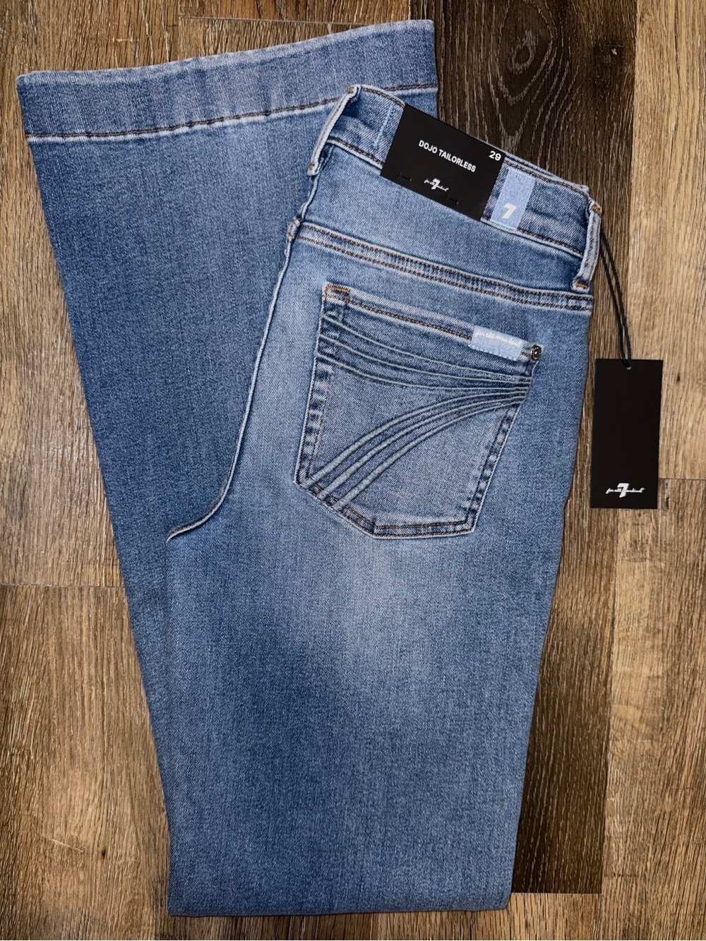 NWT 7 For All Mankind Tailorless Dojo Jeans 7FAMK